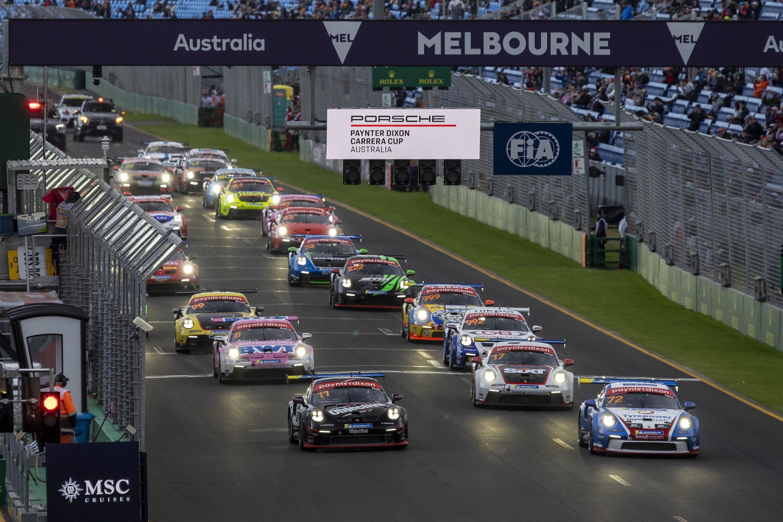 Carrera Cup battle to commence in Melbourne Porsche Paynter Dixon